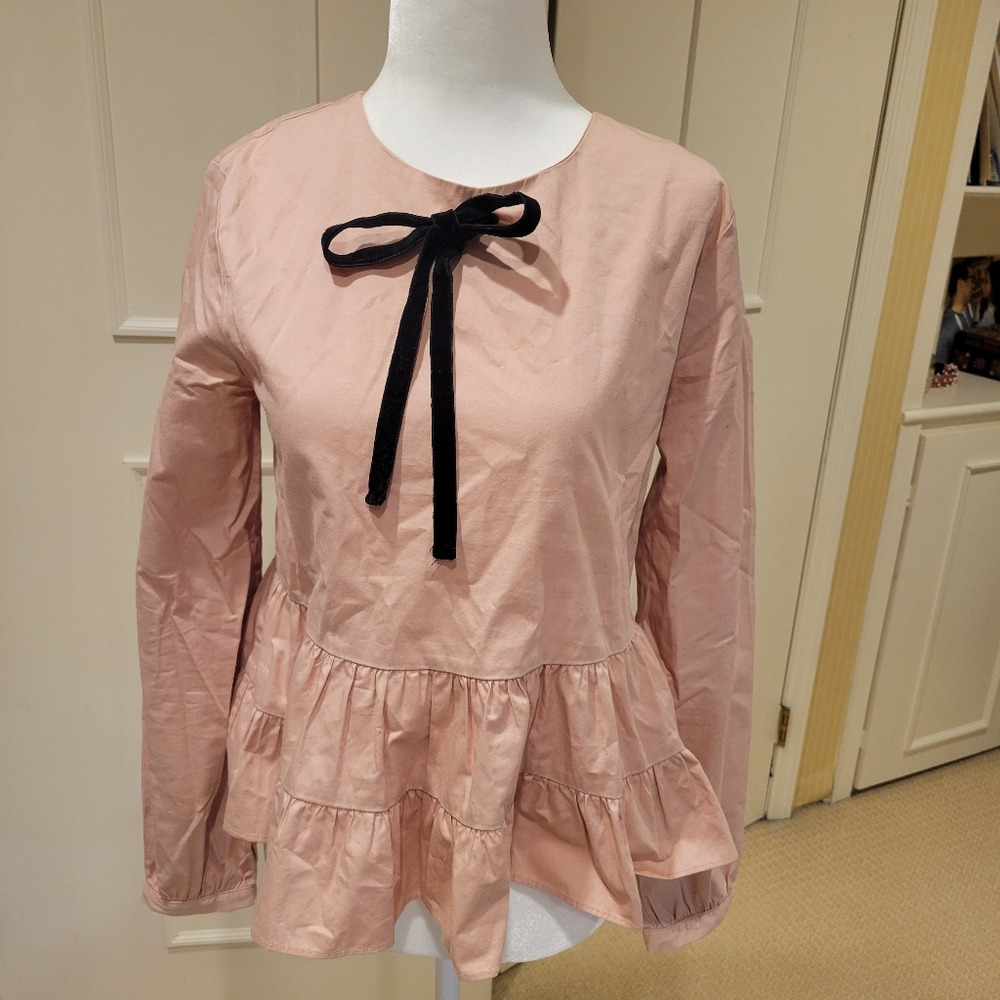 Pink tiered top